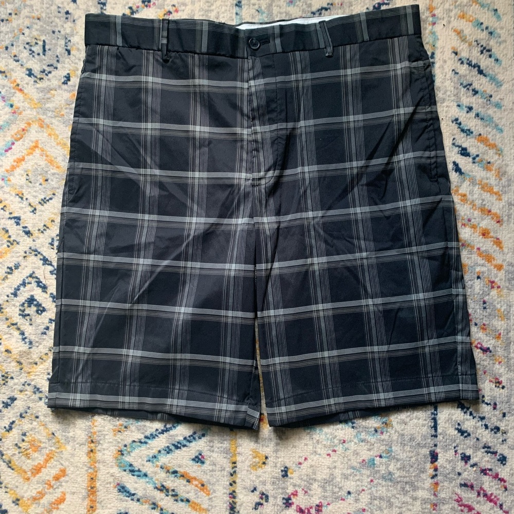 Greg Norman Plaid Shorts